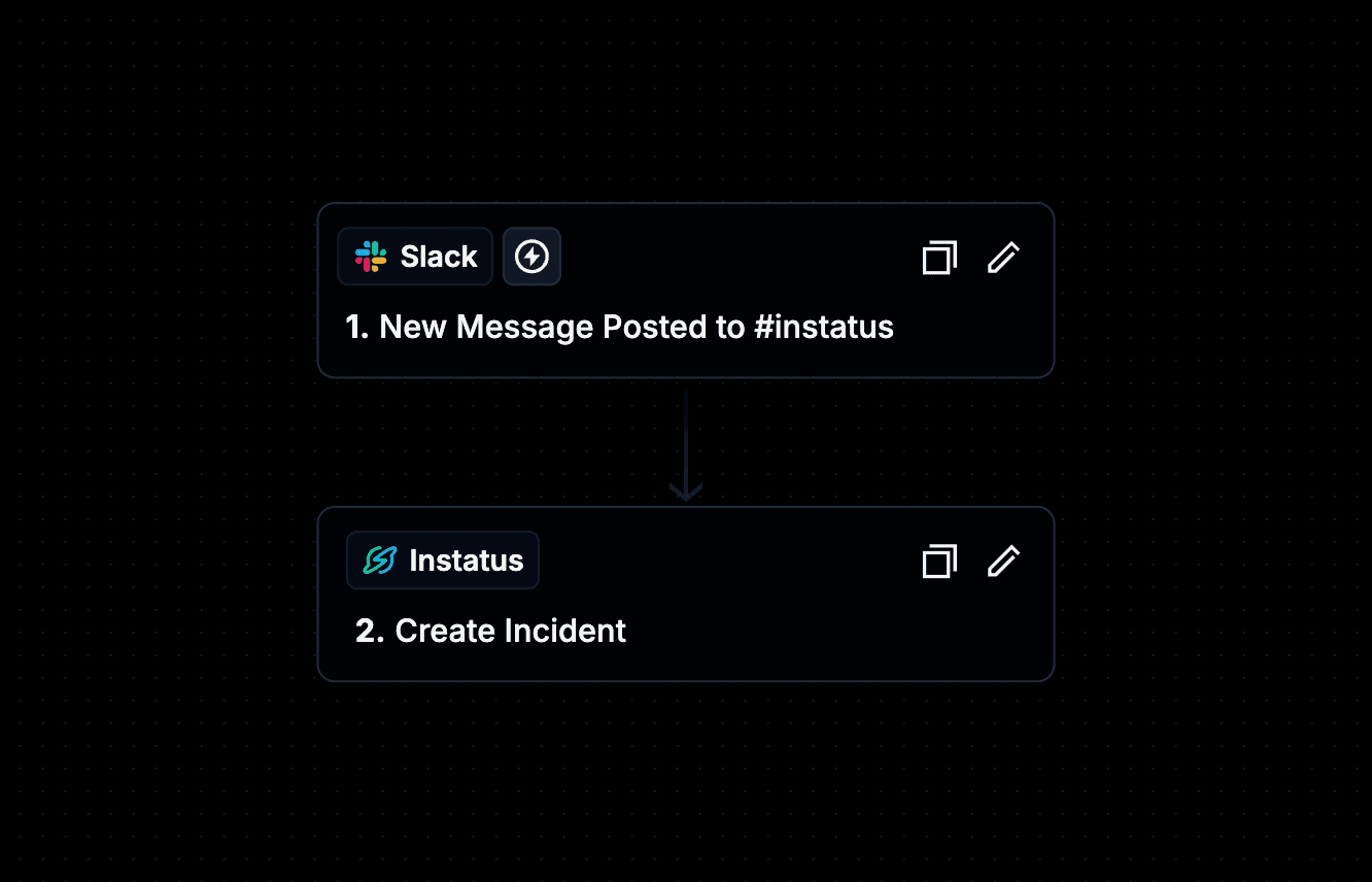 Automatically create incidents from other apps