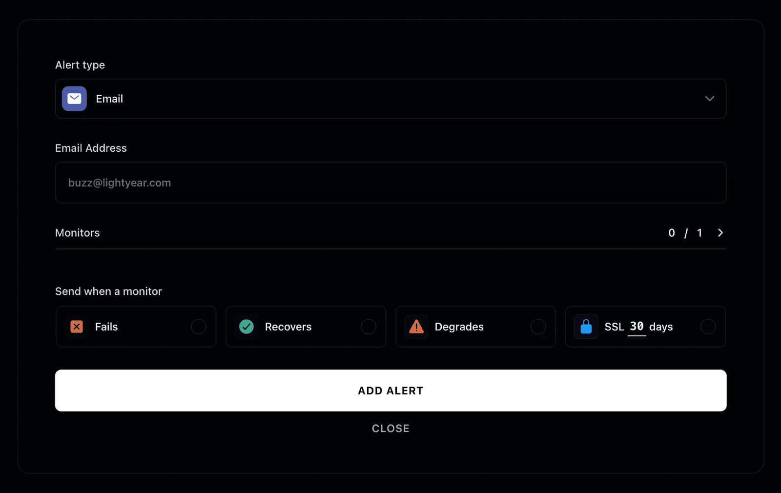 Instatus automated monitoring