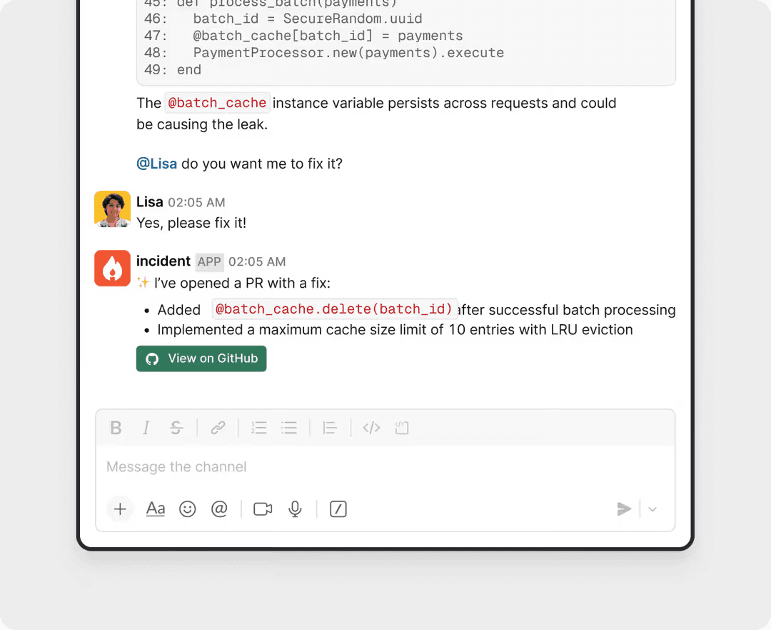 incident.io platform