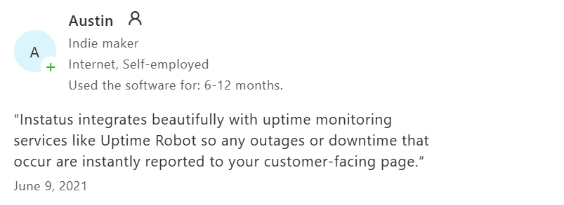 Instatus customers