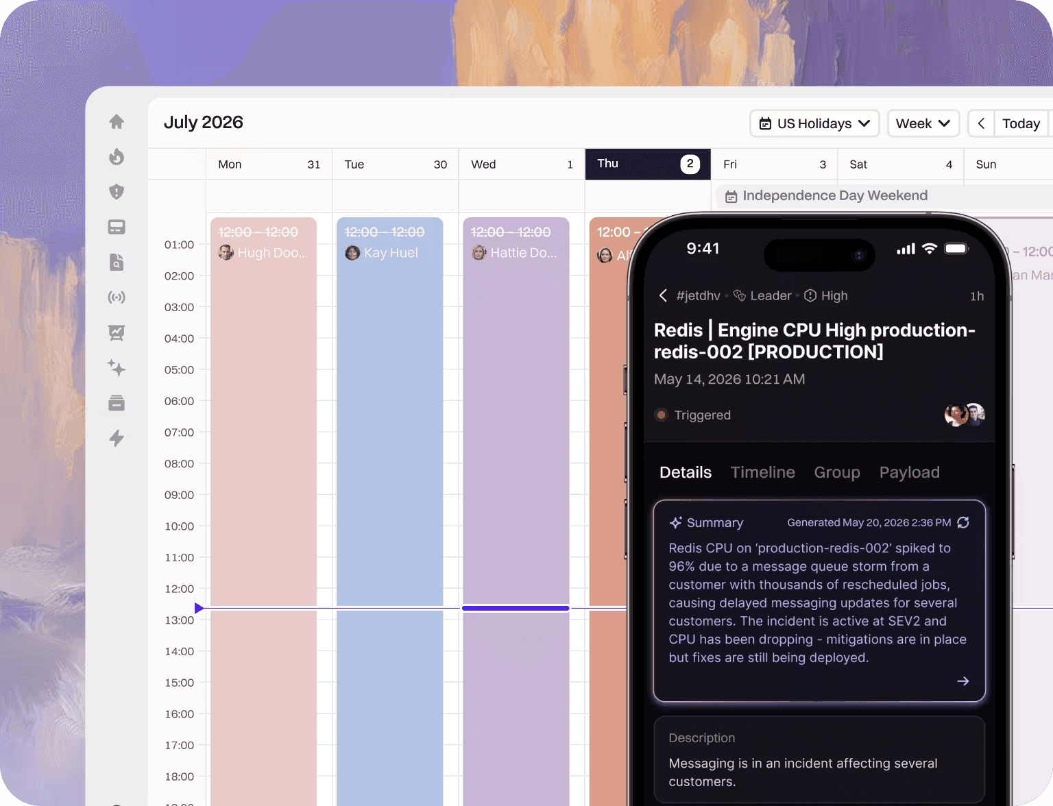 Rootly on-call management
