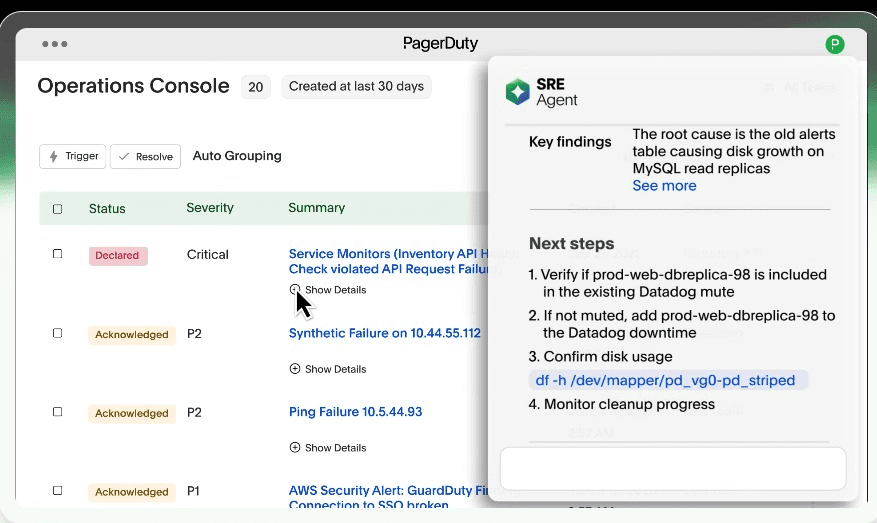 PagerDuty on-call scheduling