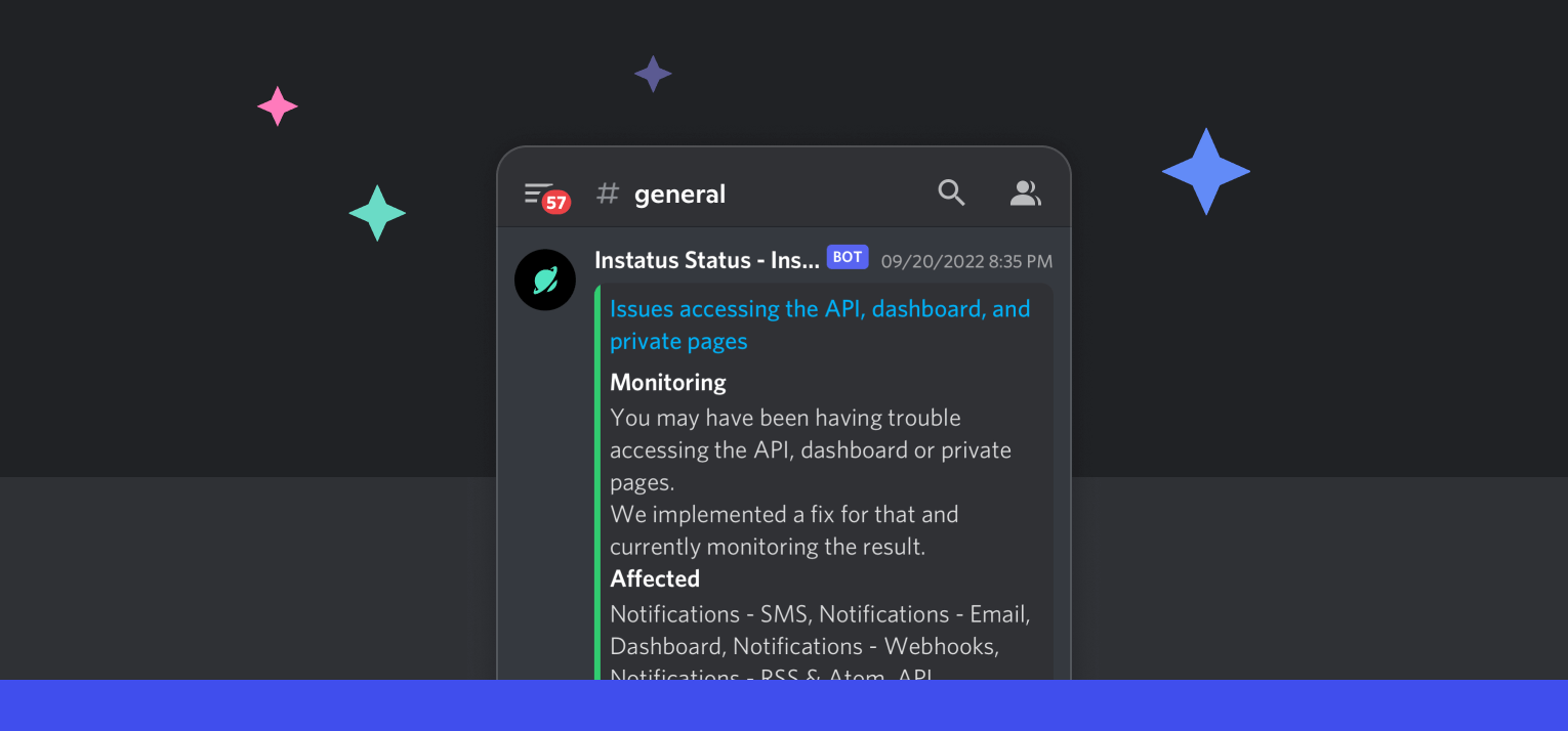Get updates on your Discord server