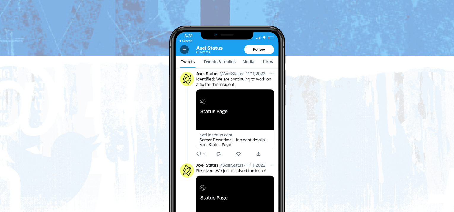 Automatically share your status updates on Twitter