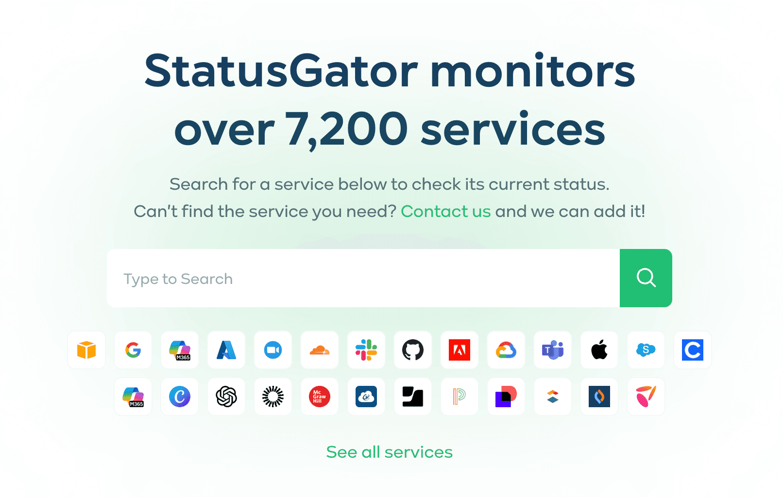 Third-party status aggregation