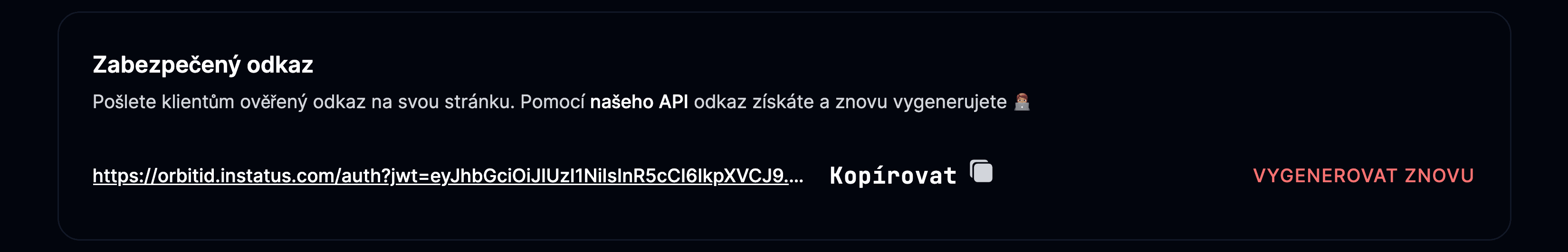 Zabezpečený odkaz