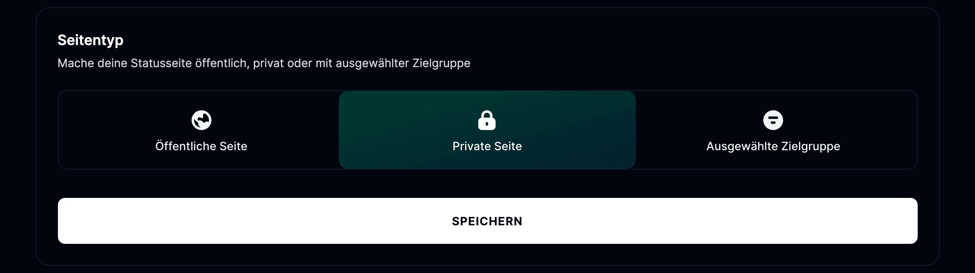 Einstellungen ändern