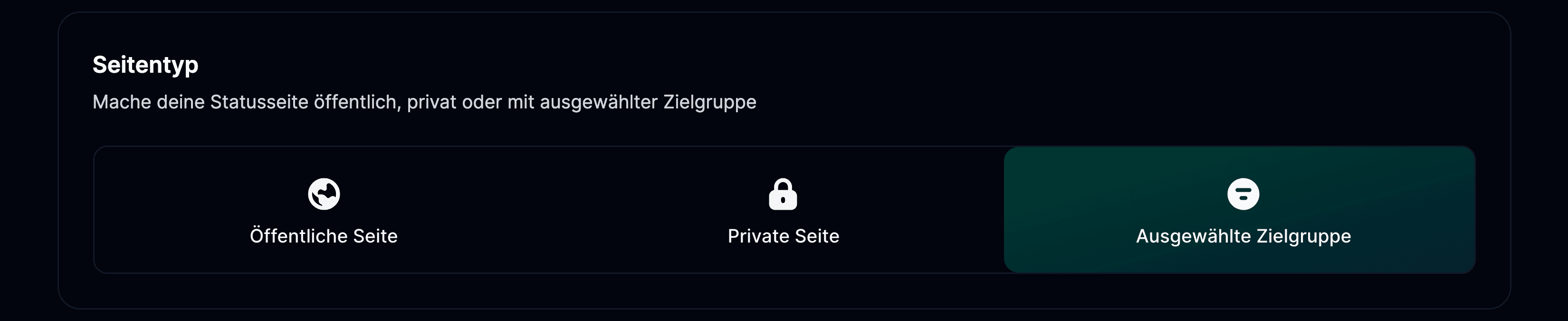 Einstellungen ändern