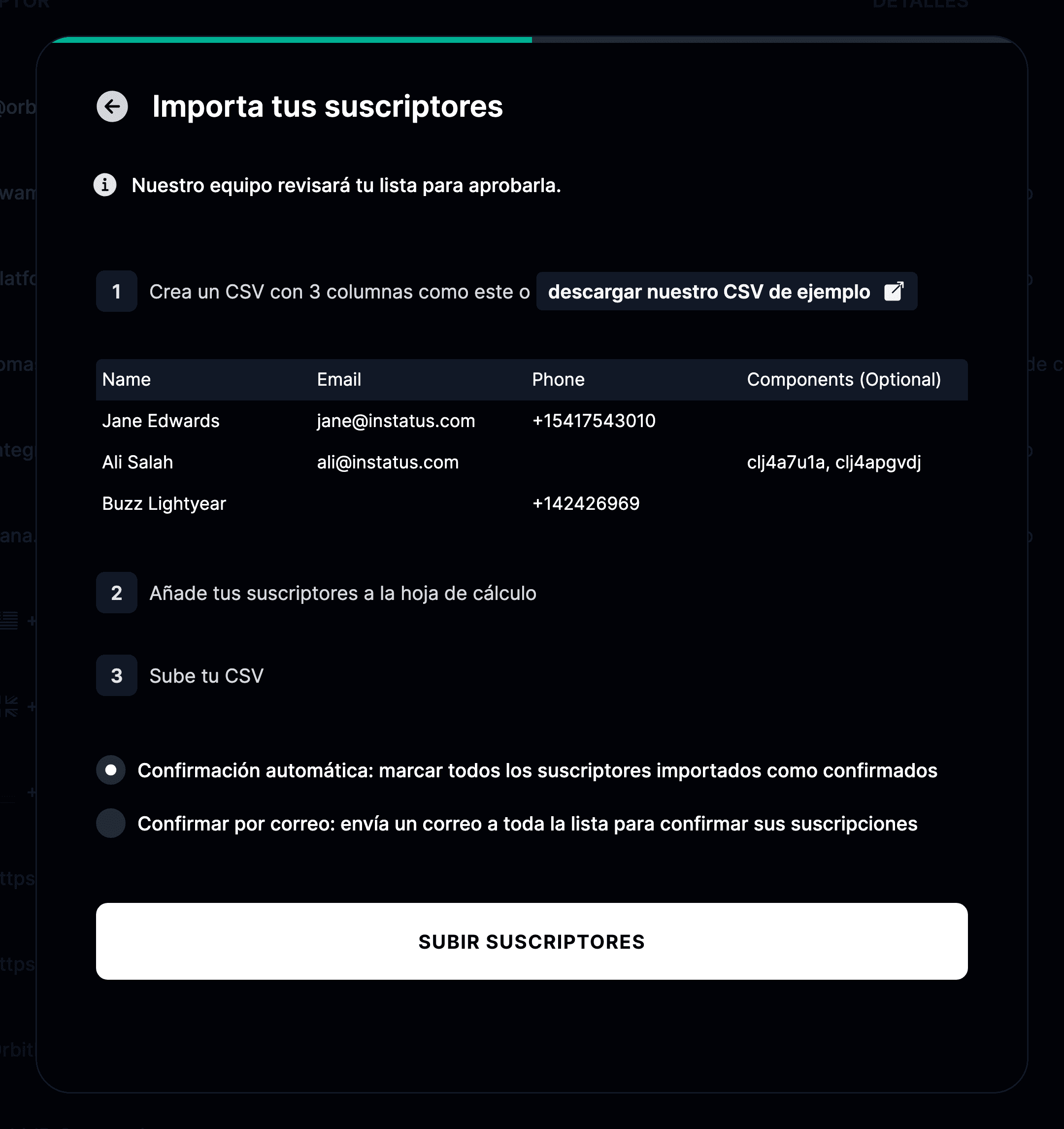 Cambiar de plan