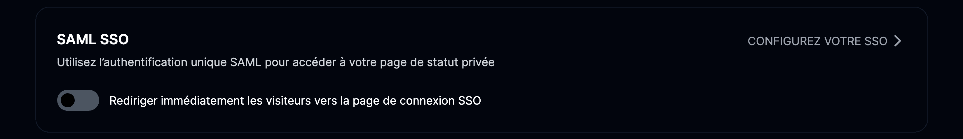 SSO SAML