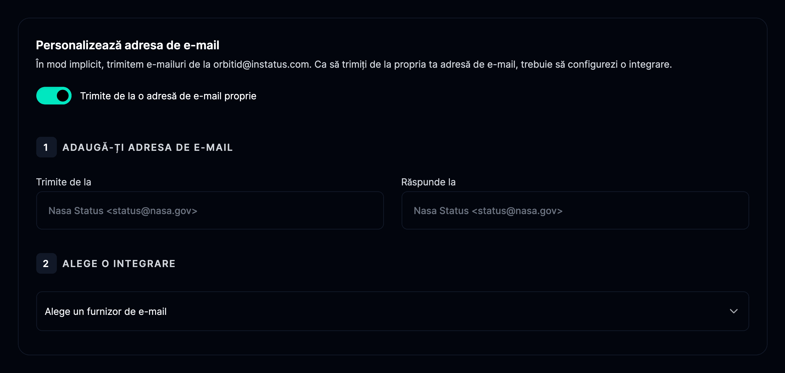 E-mail propriu