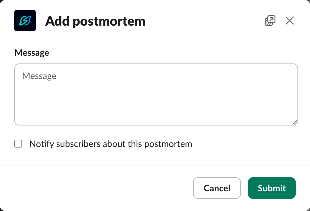 Add a postmortem