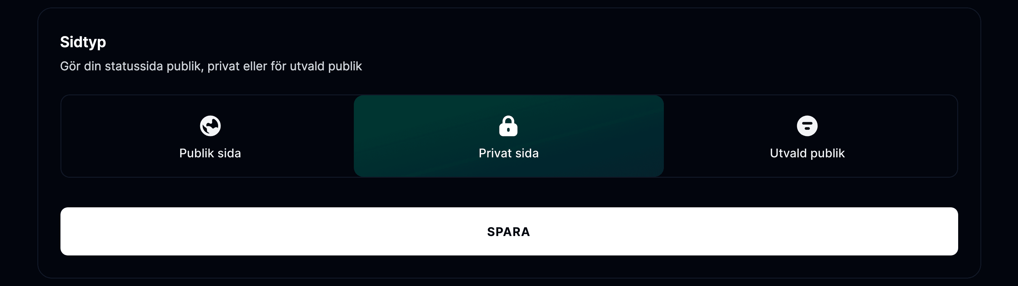 Ändra inställningar