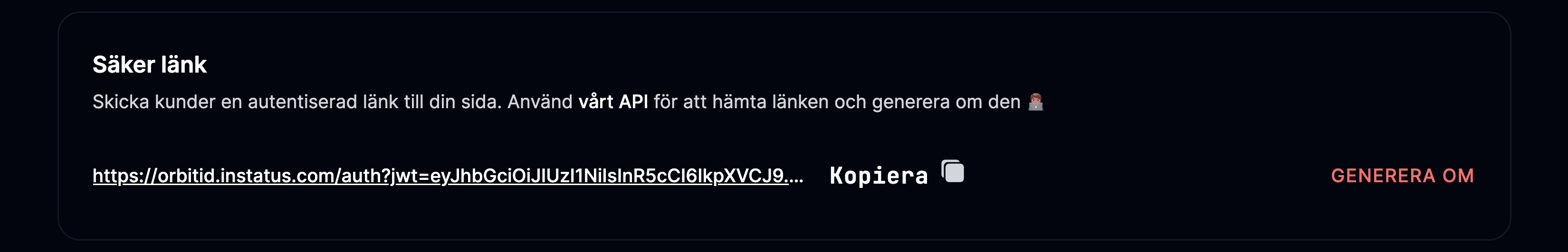 Säker länk