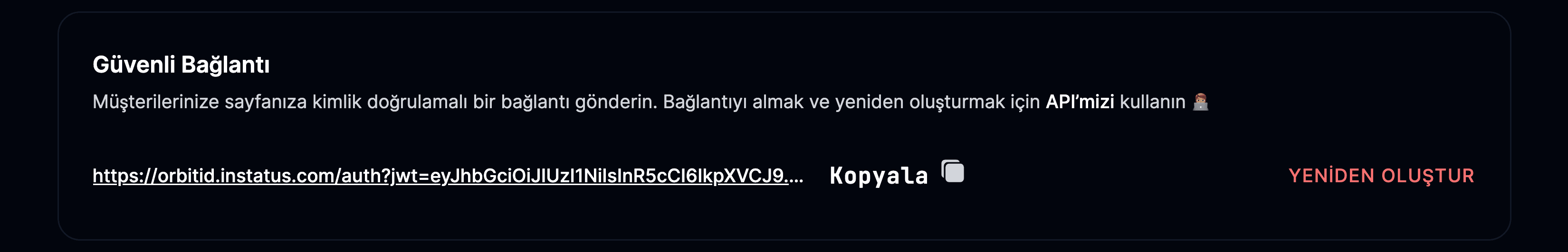 Güvenli bağlantı