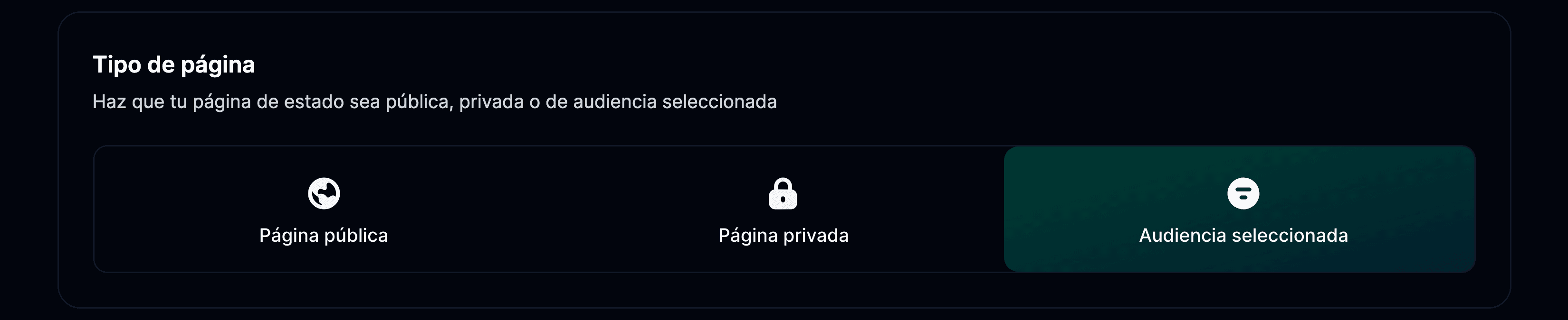 Cambiar los ajustes