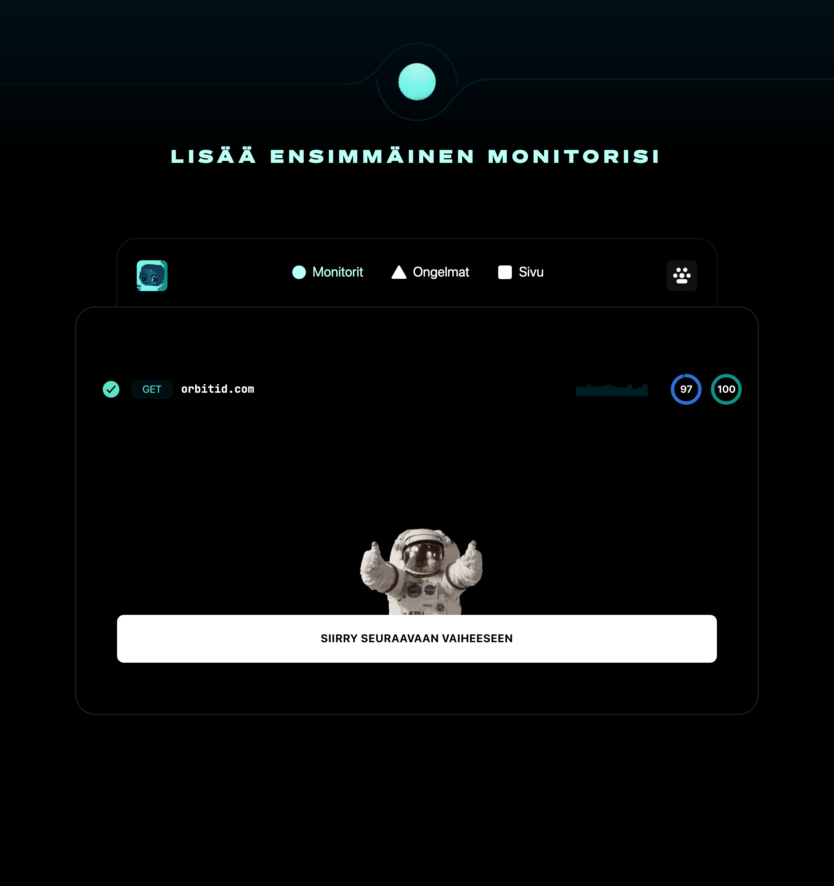 Monitori lisätty