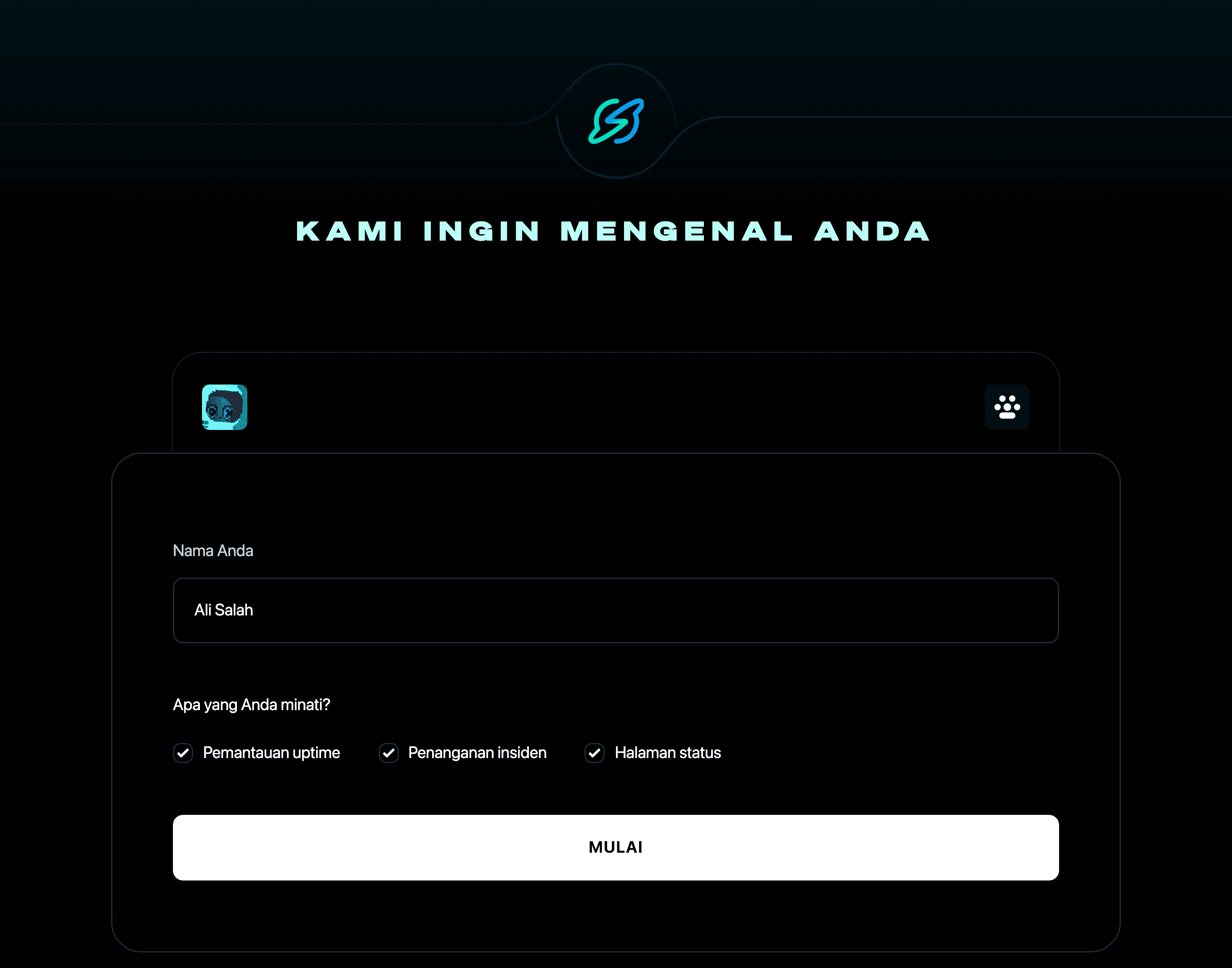 Kami ingin mengenal Anda