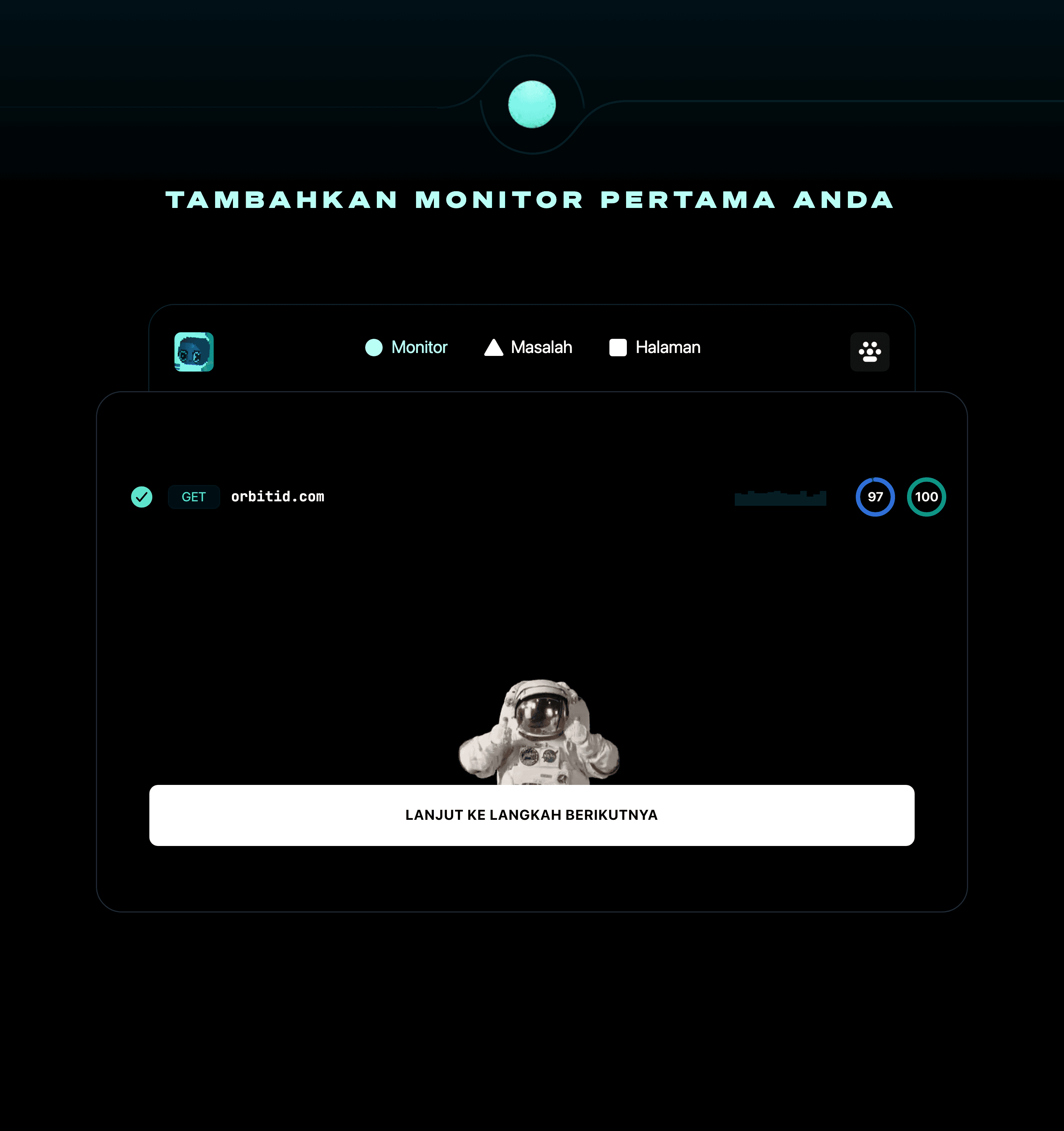 Monitor ditambahkan