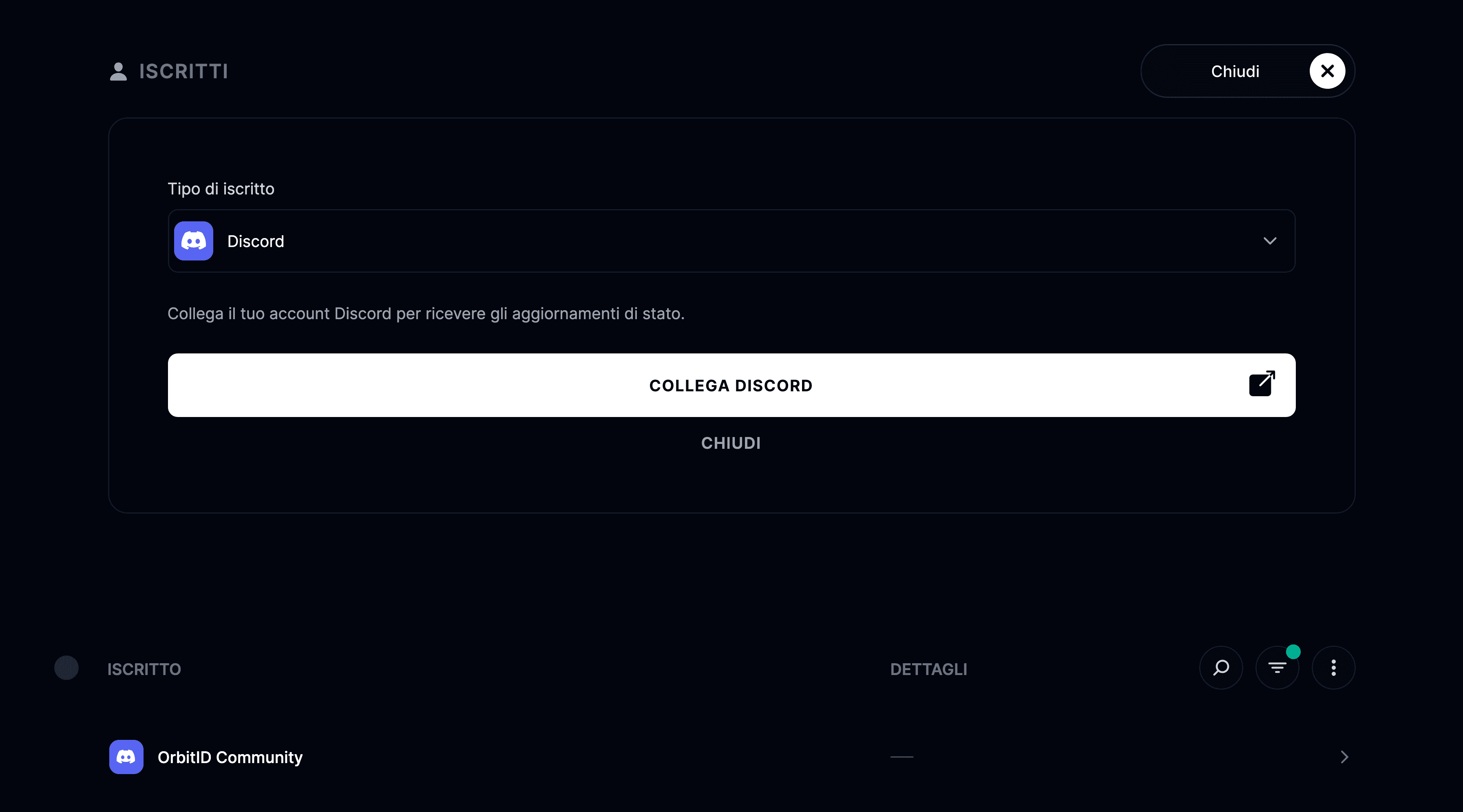 Integrazione Discord