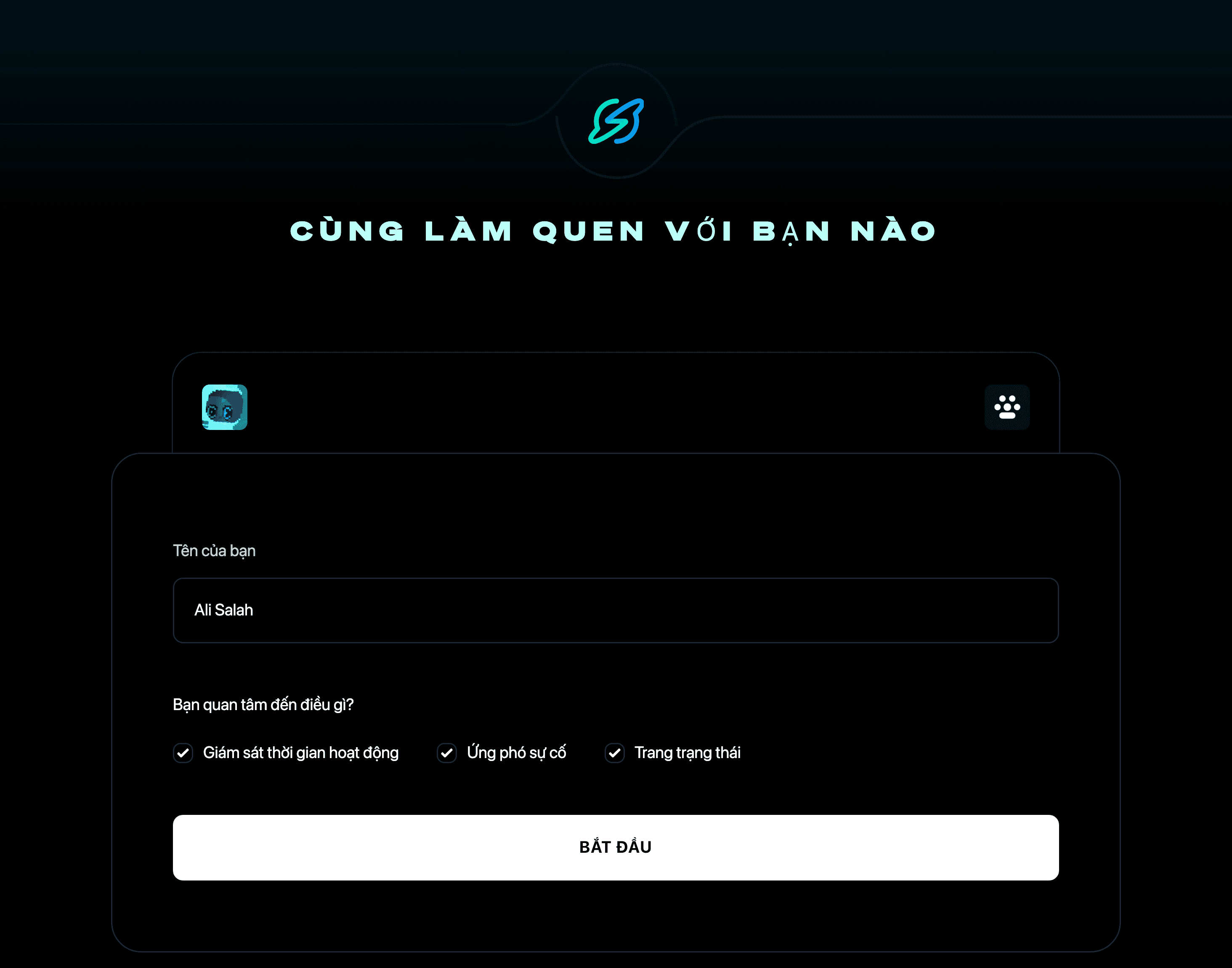 Hãy để chúng tôi biết về bạn