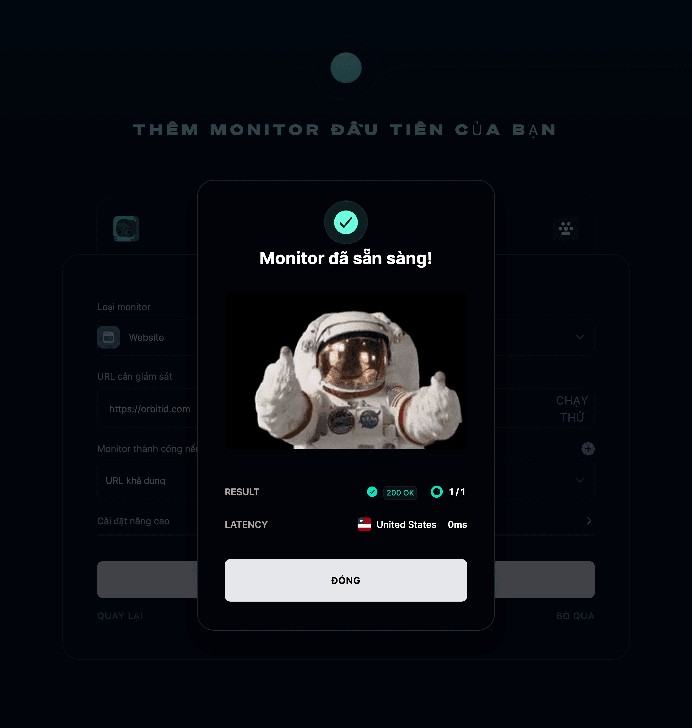 Monitor đã sẵn sàng