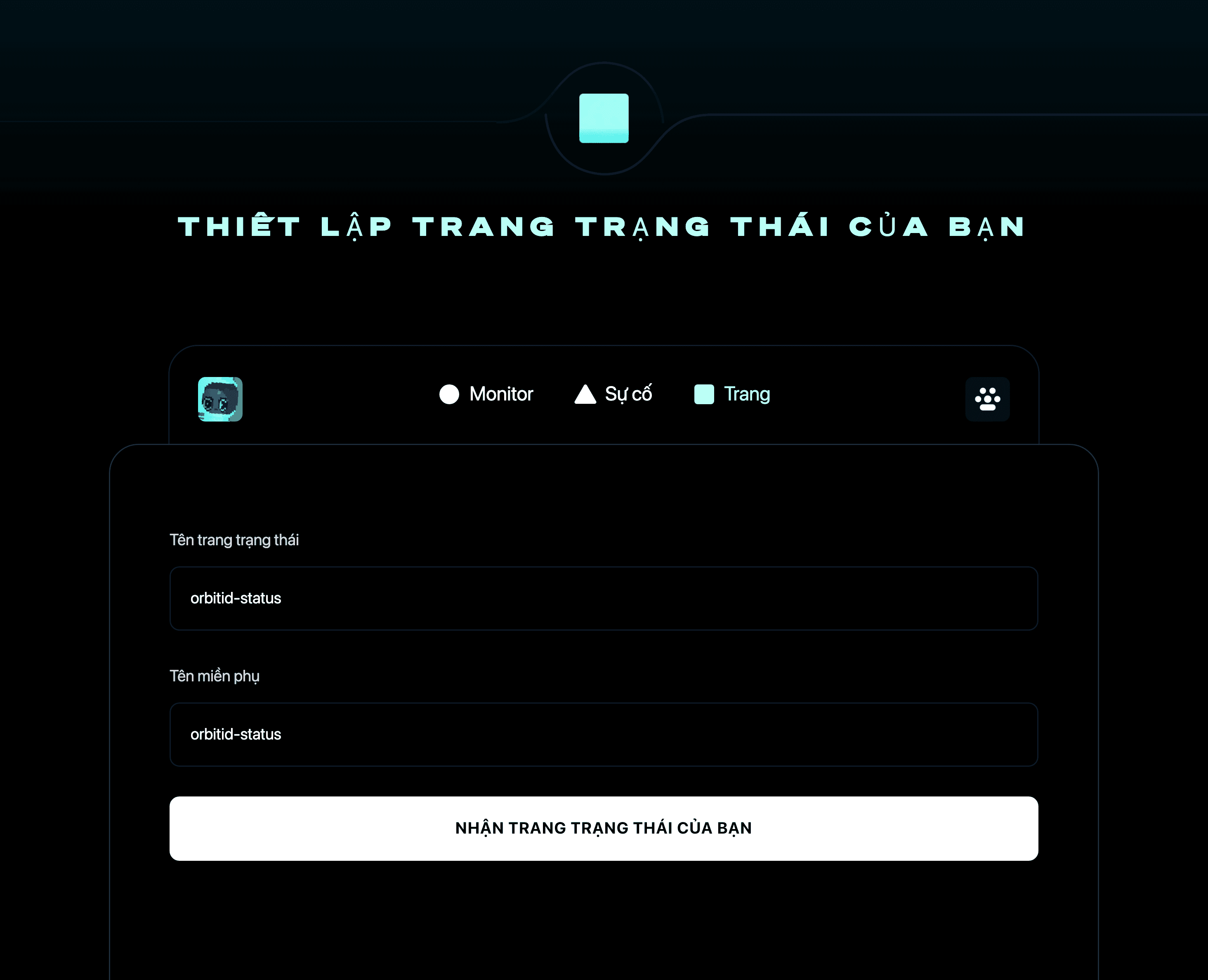 Thiết lập trang trạng thái của bạn