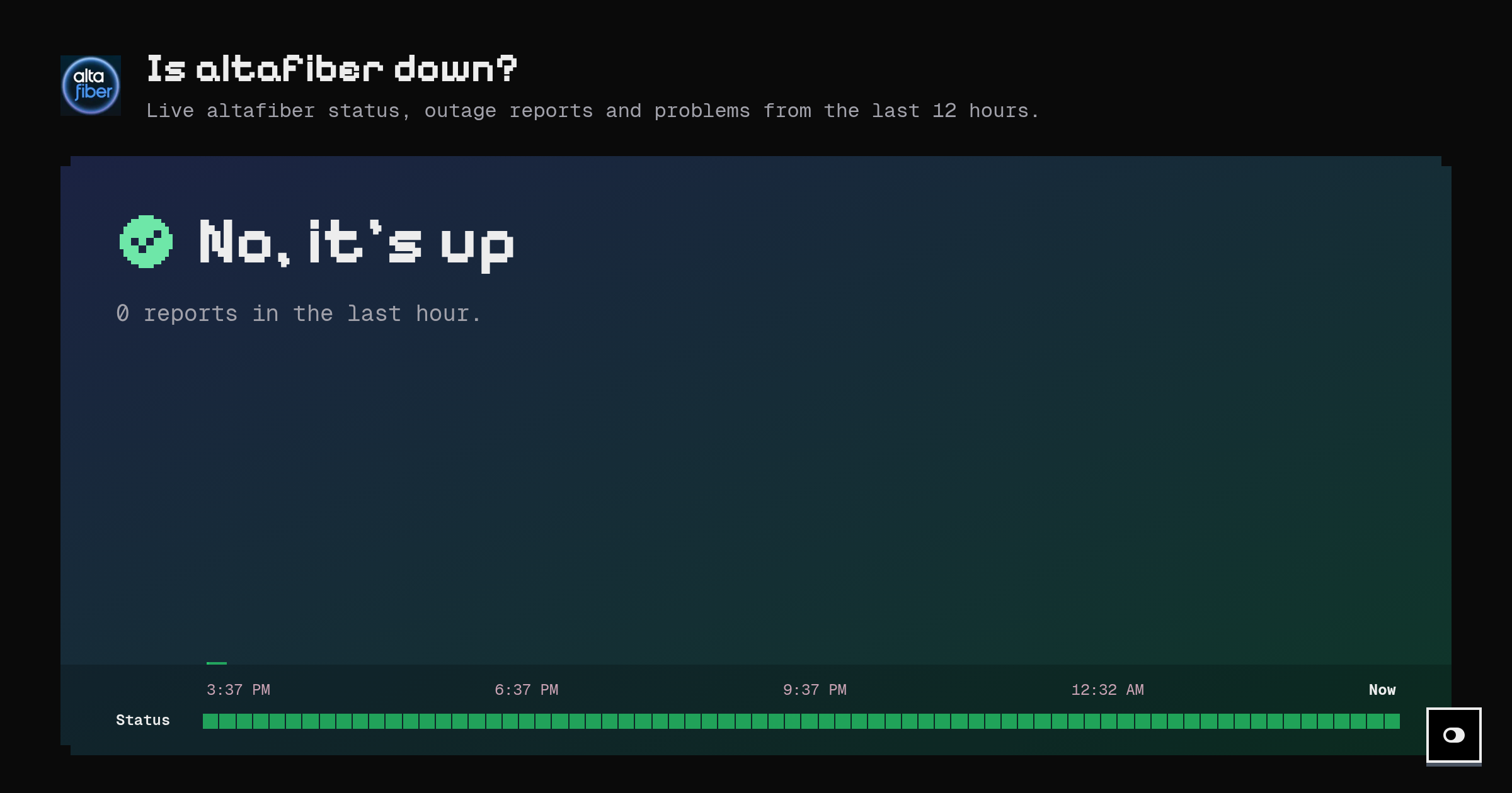 Is altafiber down? · now/altafiber.com – Instatus Now
