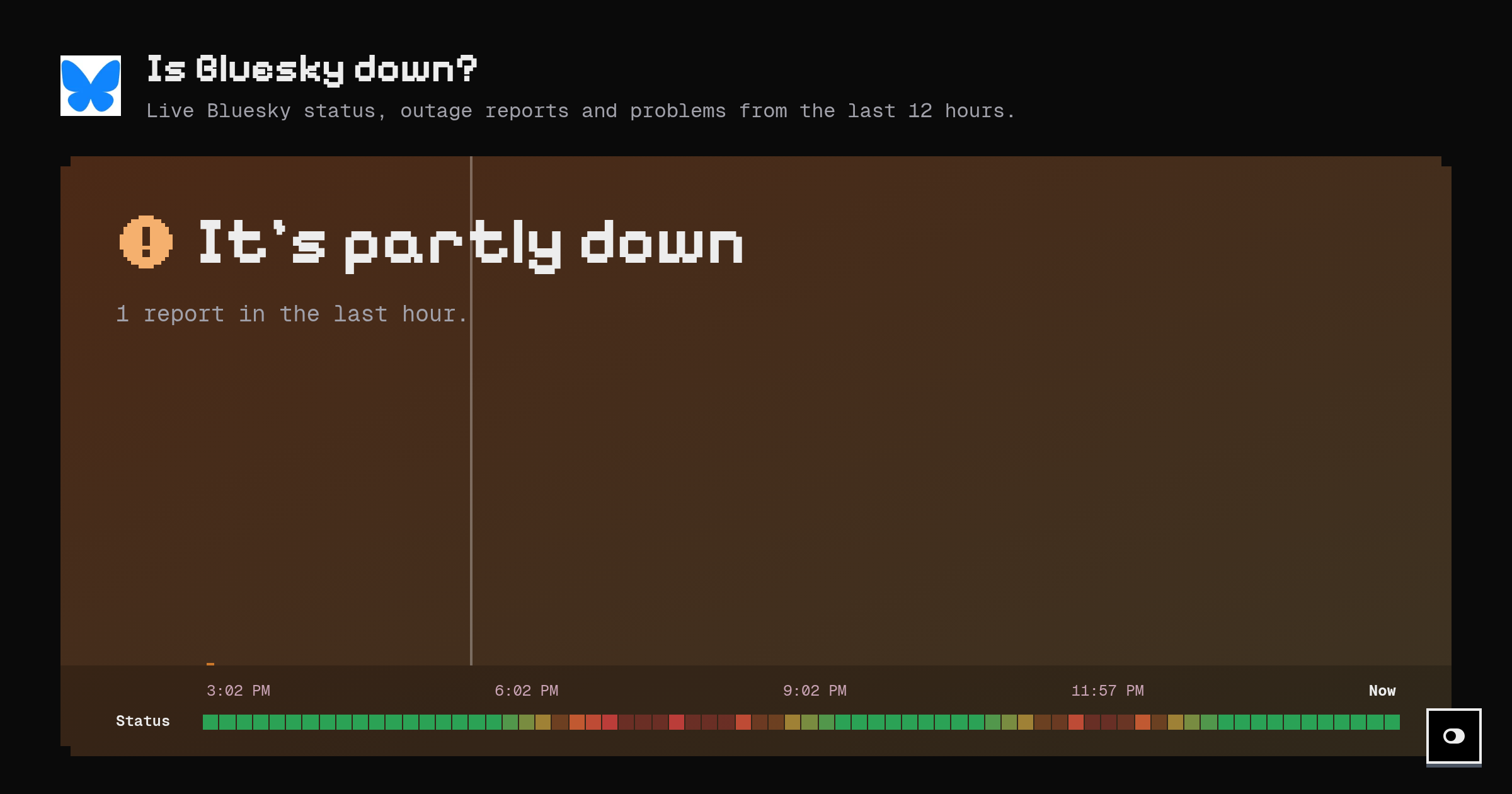 Is Bluesky down? · now/bsky.app – Instatus Now