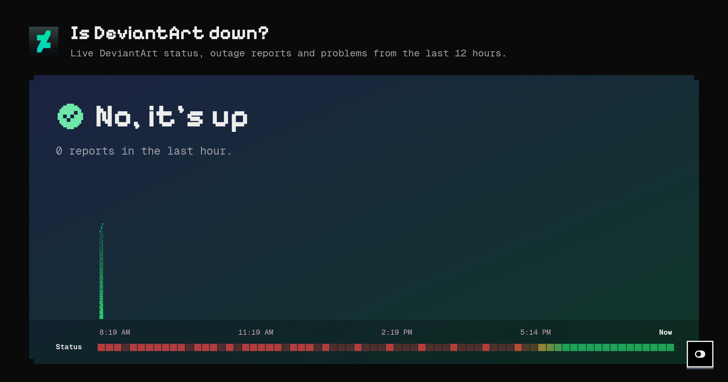 Is DeviantArt down? Live status and outage reports