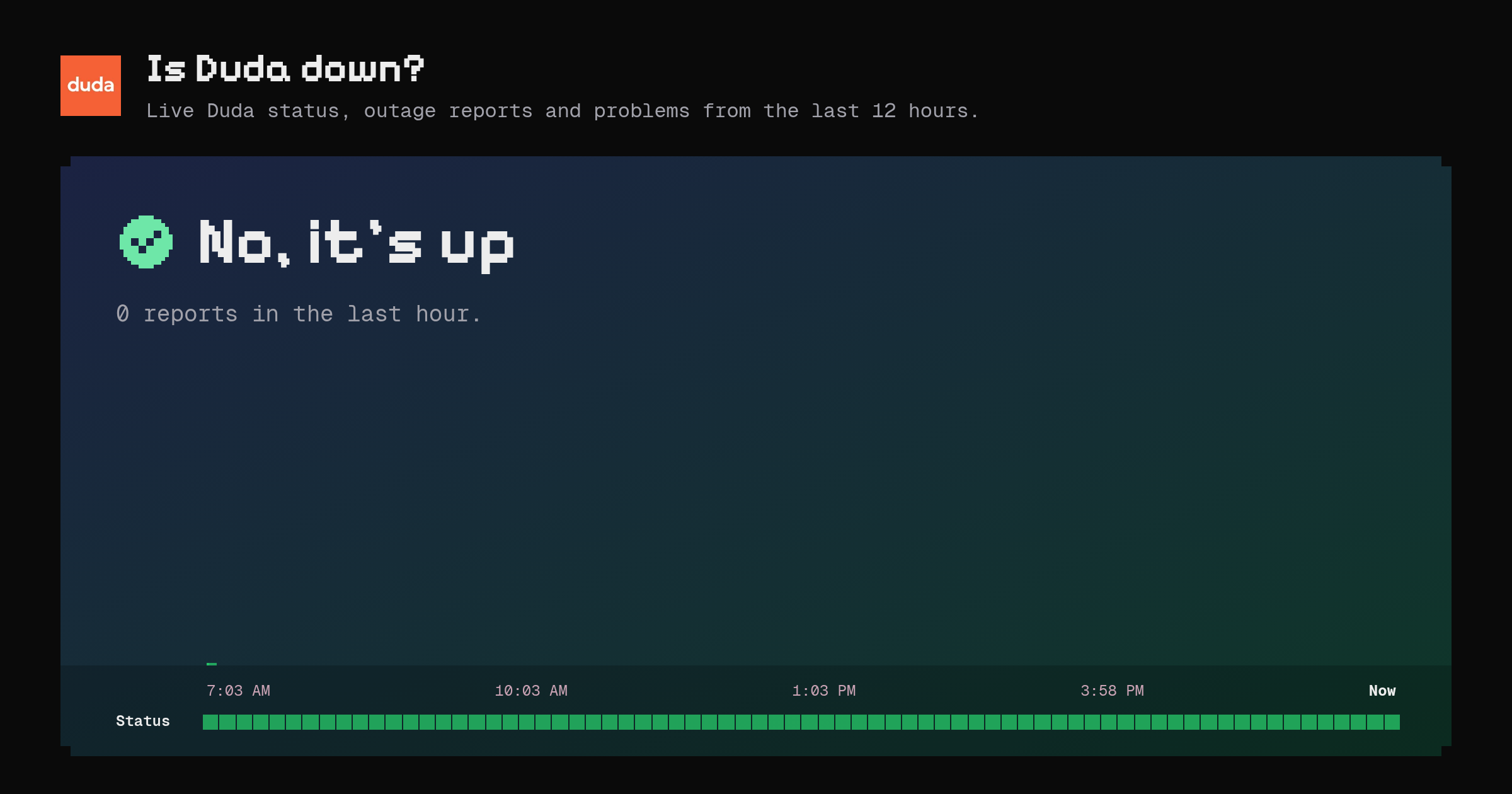 Is Duda down? Live status and outage reports