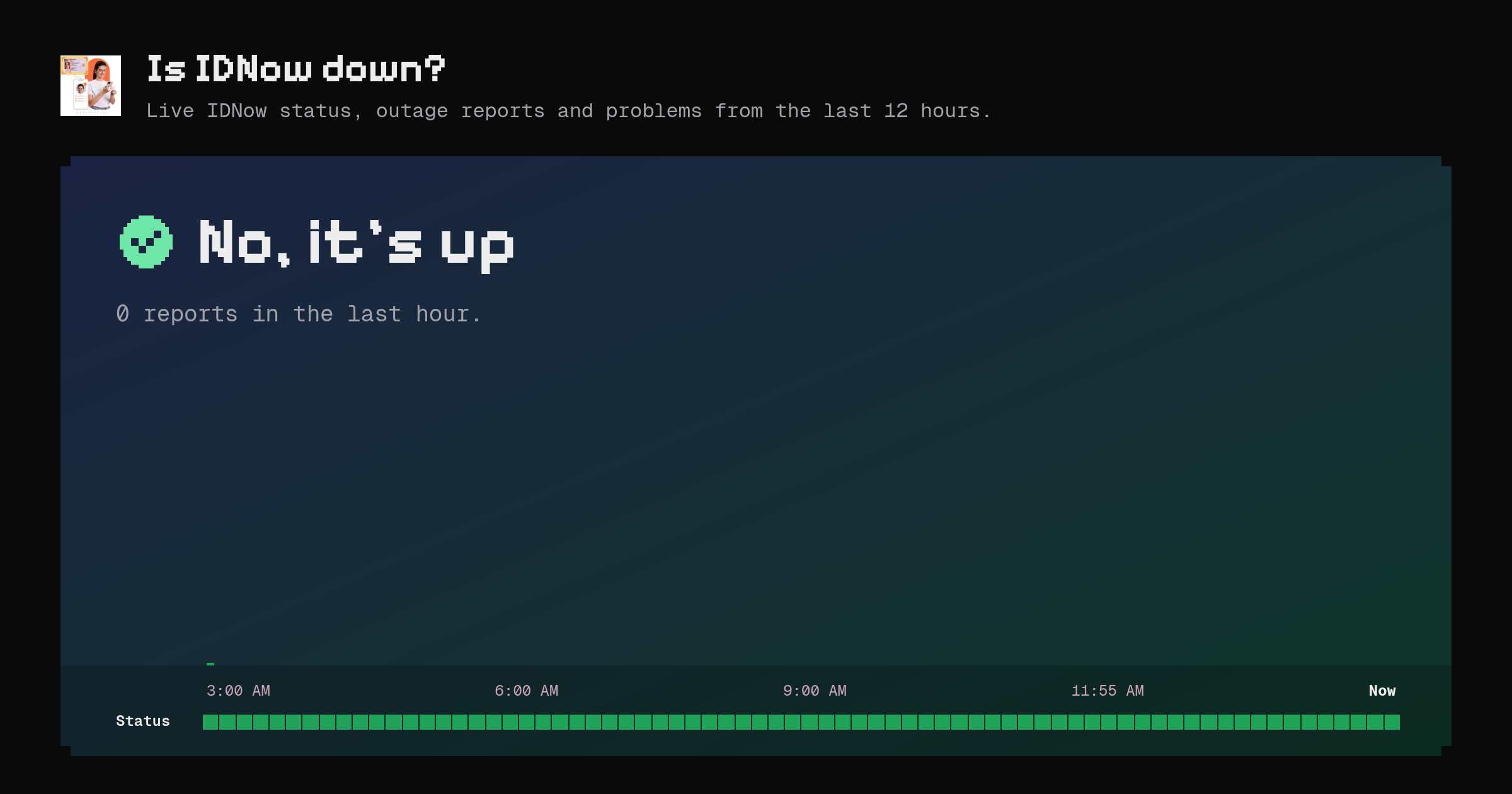 Is IDNow down? Live status and outage reports