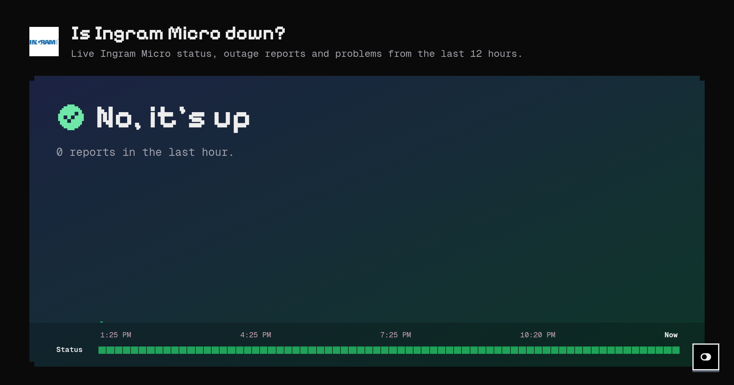 Is Ingram Micro down? Live status and outage reports