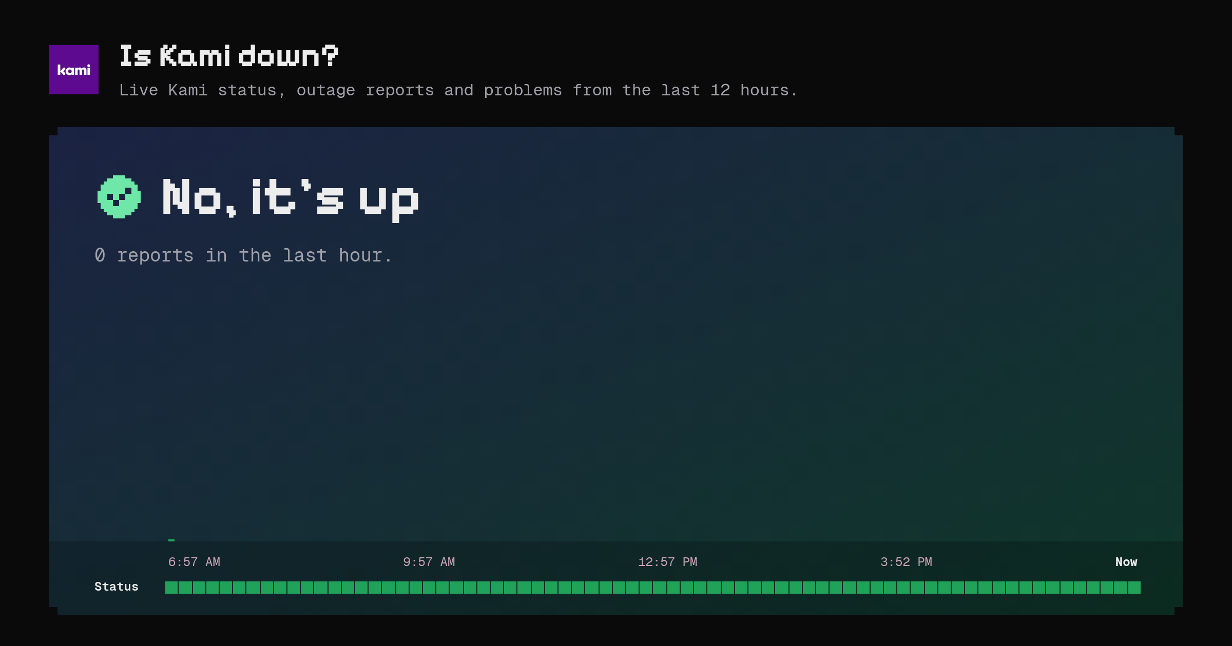 Is Kami down? Live status and outage reports