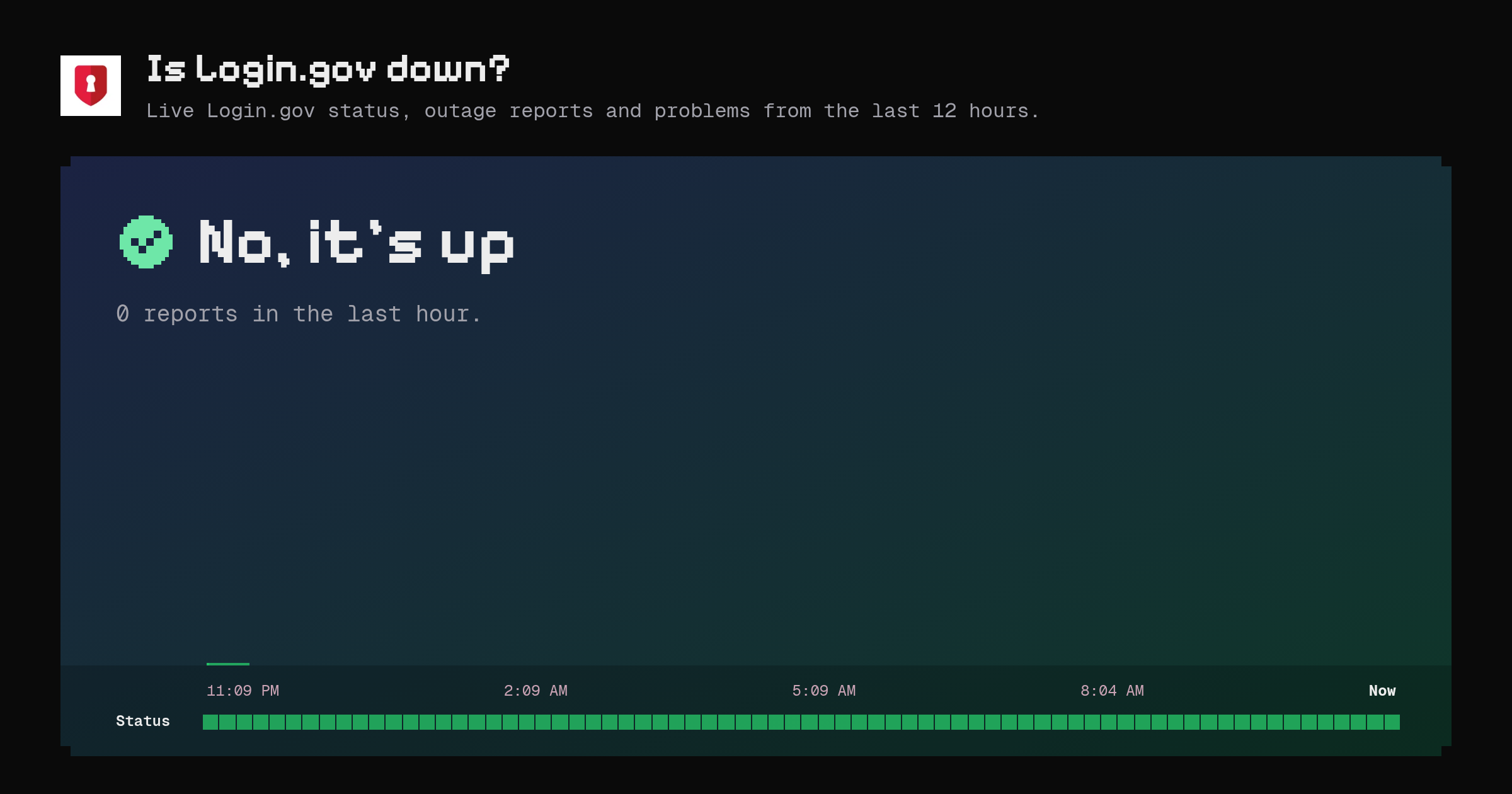 Is Login.gov down? Live status and outage reports
