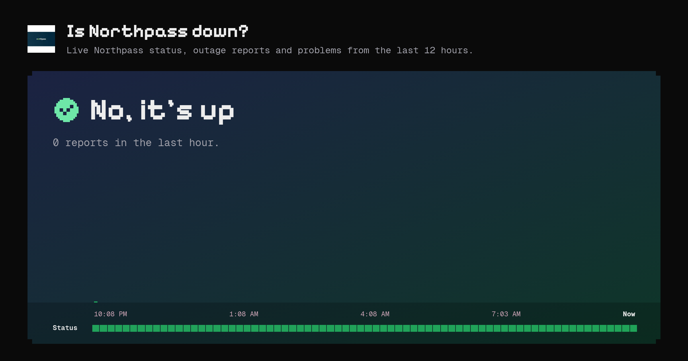 Is Northpass down? Live status and outage reports
