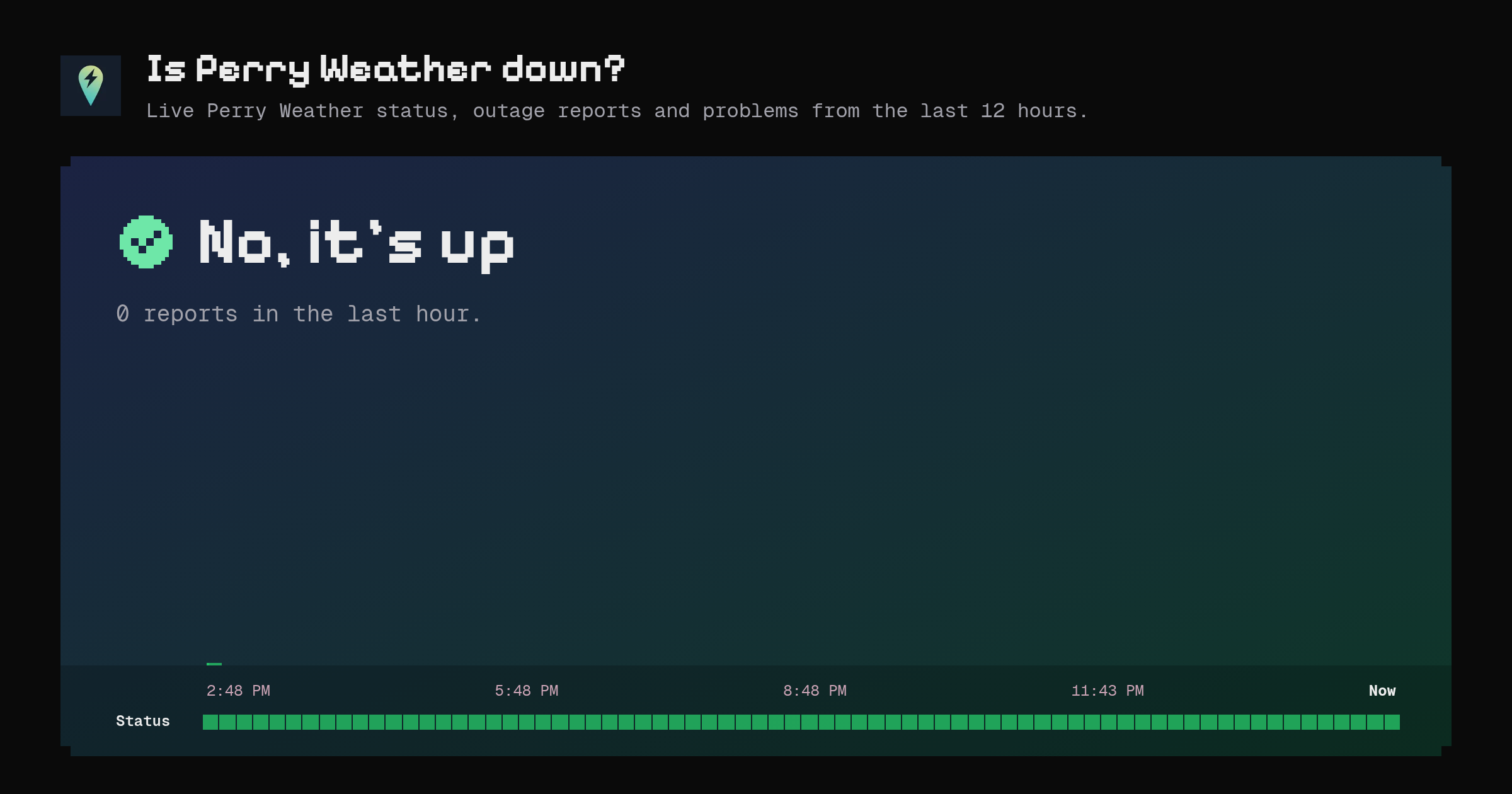 Is Perry Weather down? Live status and outage reports