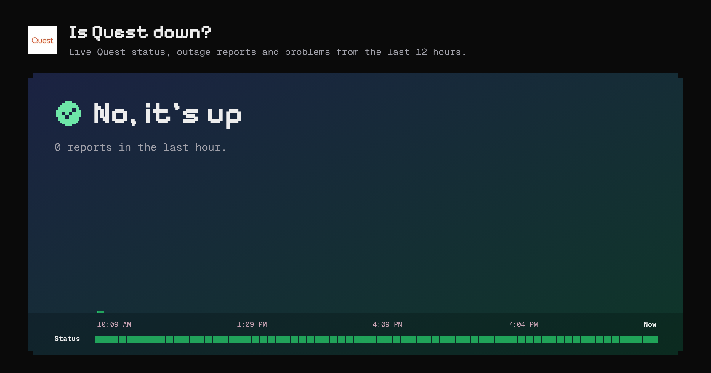 Is Quest down? Live status and outage reports