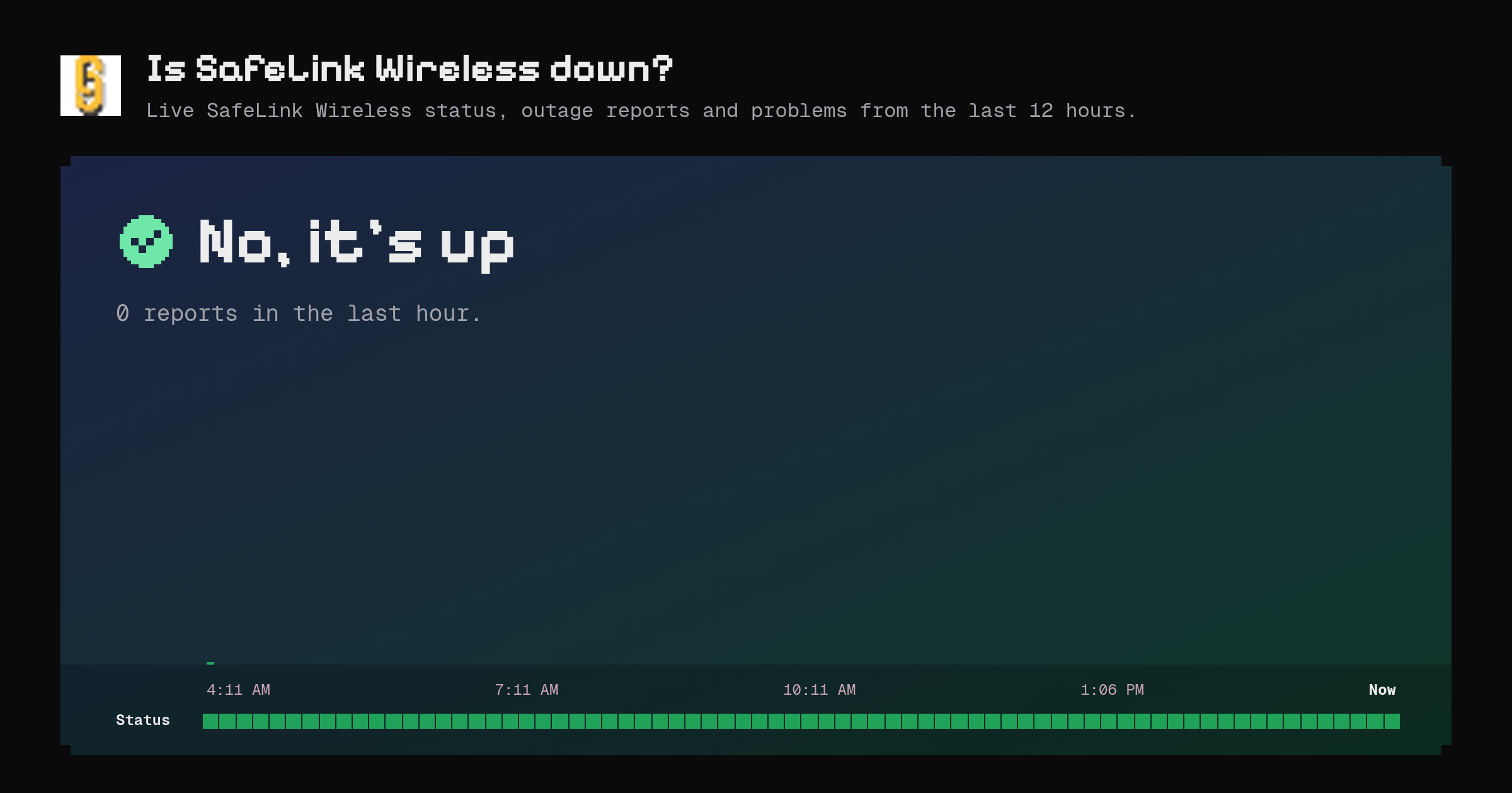 Is SafeLink Wireless down? Live status and outage reports