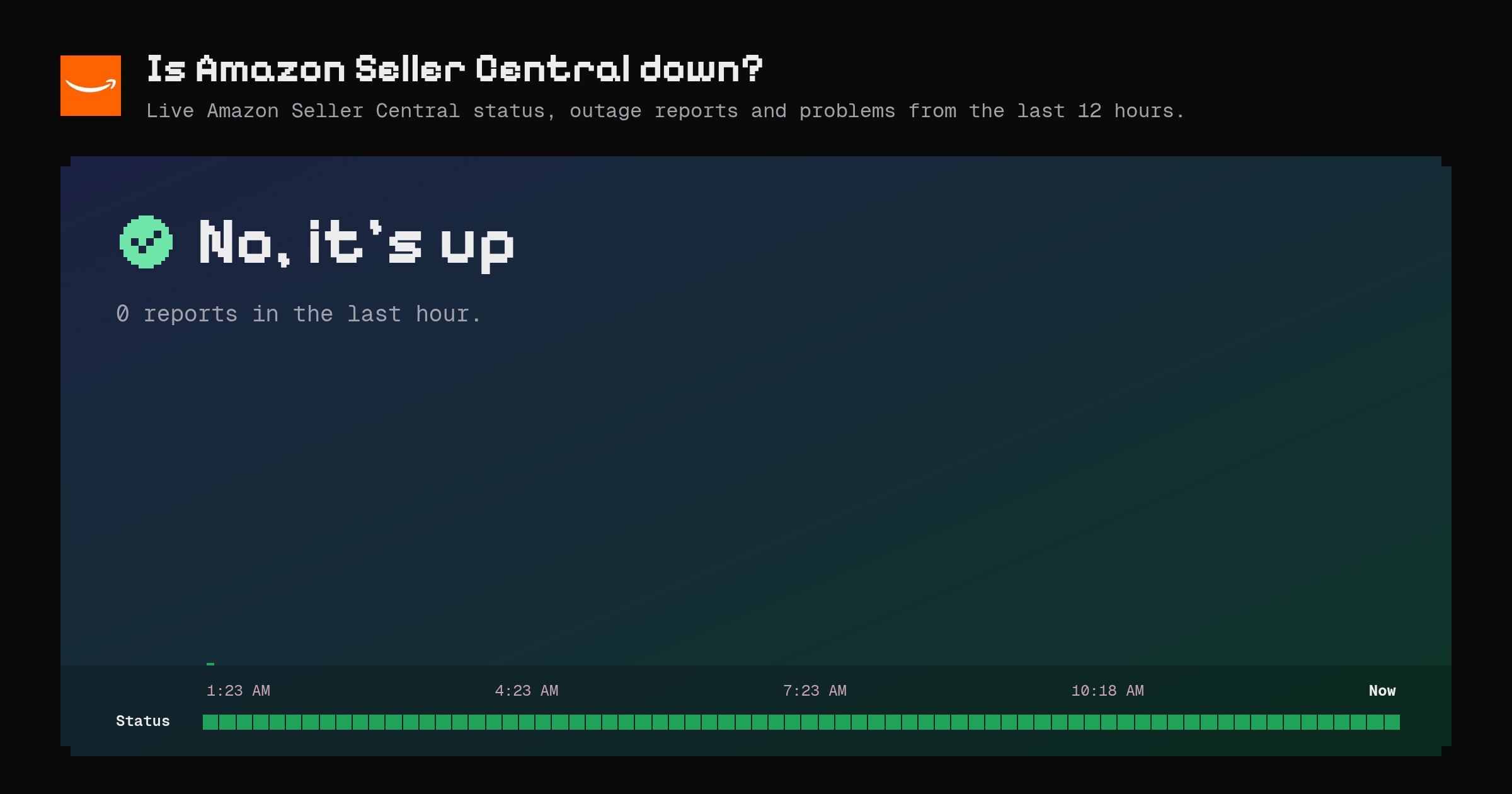Is Amazon Seller Central down? Live status and outage reports