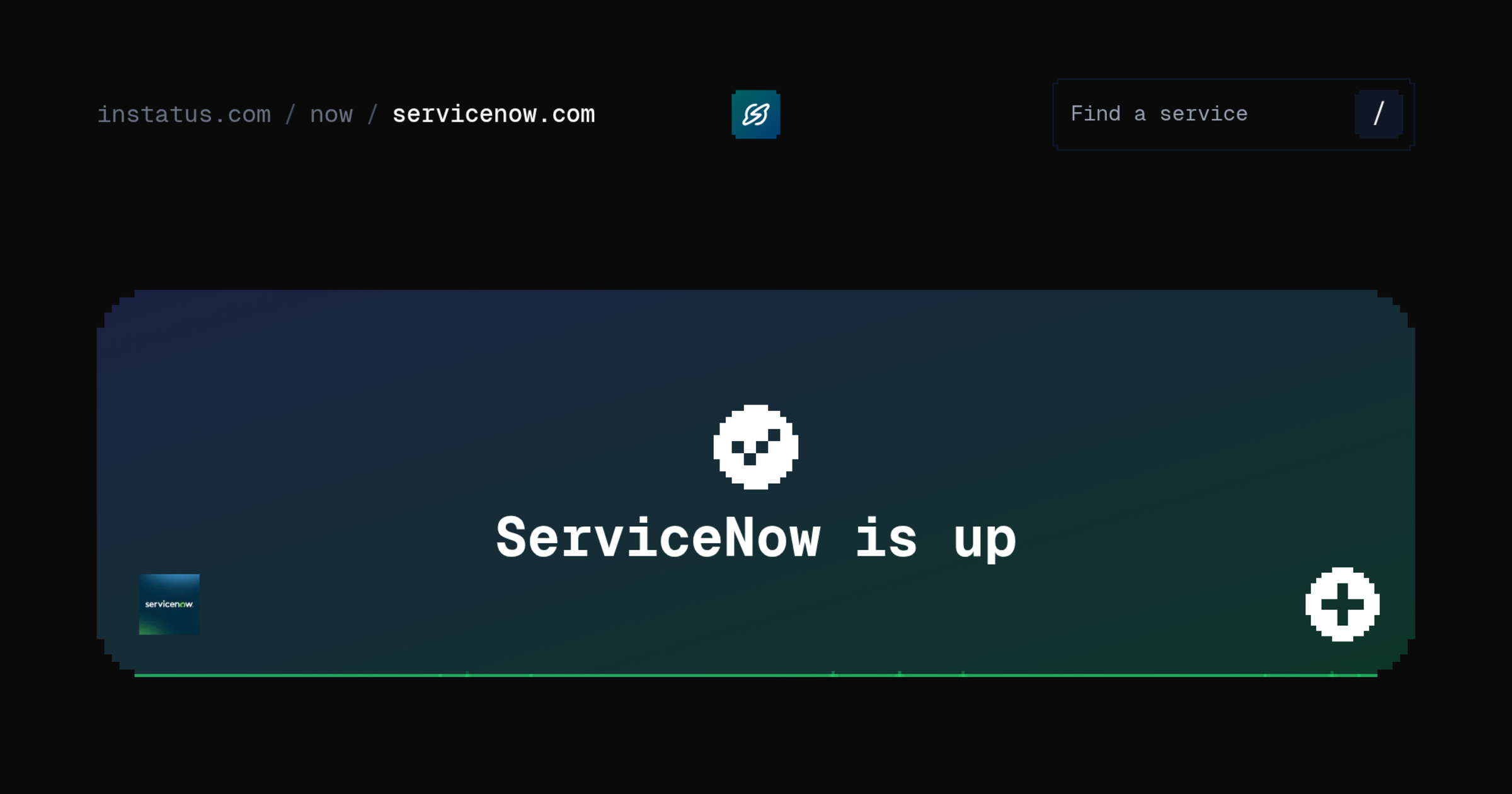 Is ServiceNow down? · now/servicenow.com – Instatus Now