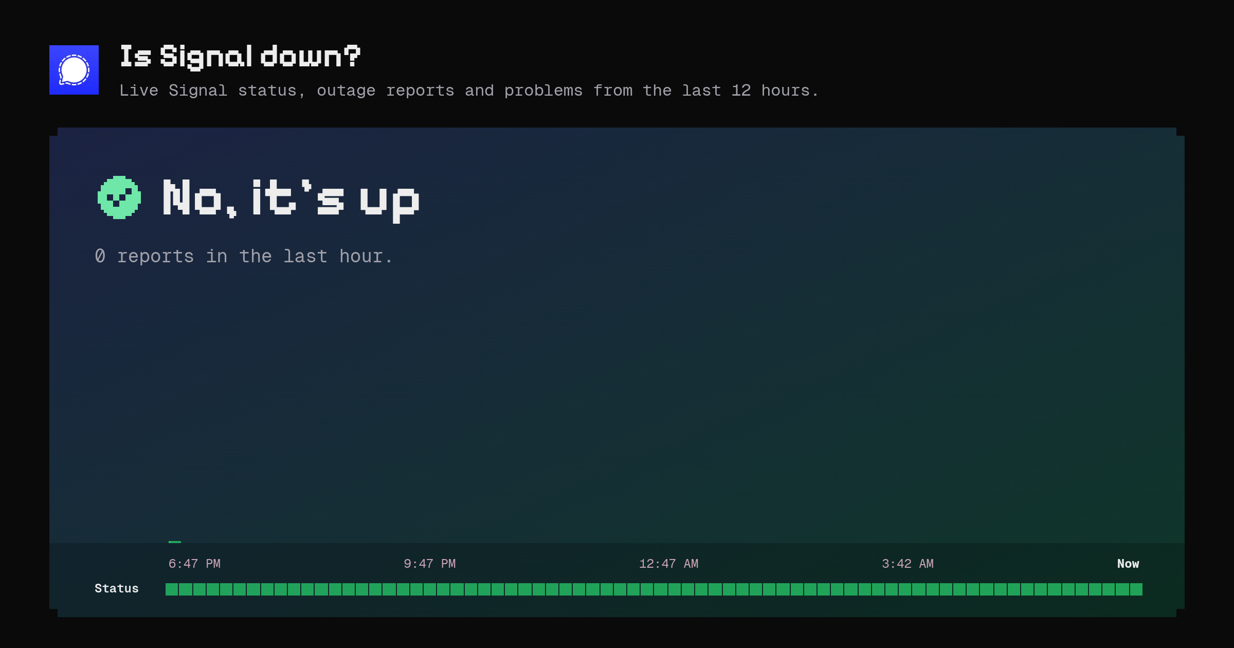 Is Signal down? Live status and outage reports