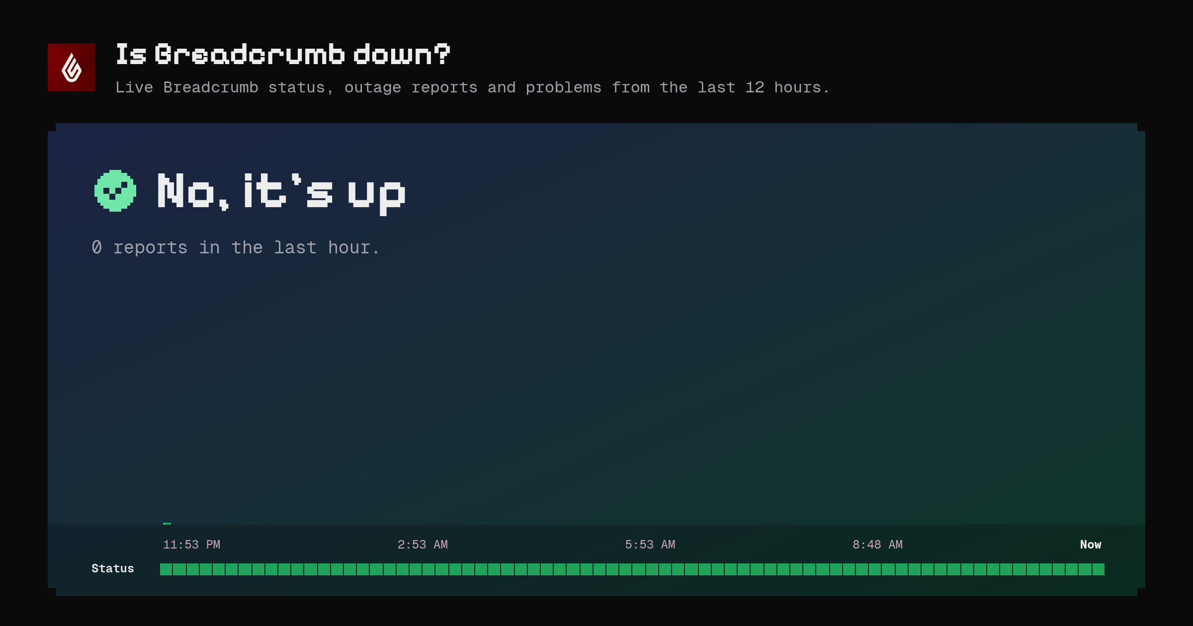Is Breadcrumb down? Live status and outage reports
