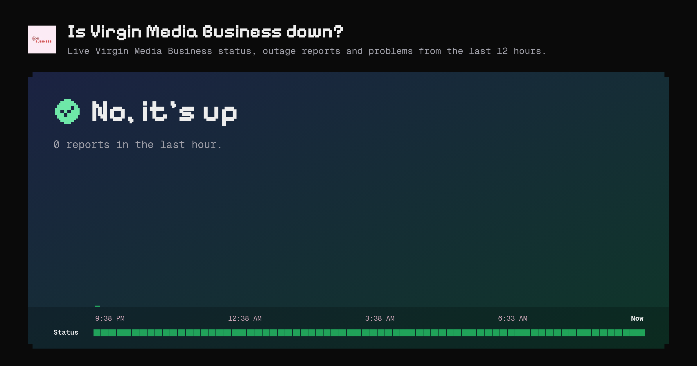 Is Virgin Media Business down? Live status and outage reports
