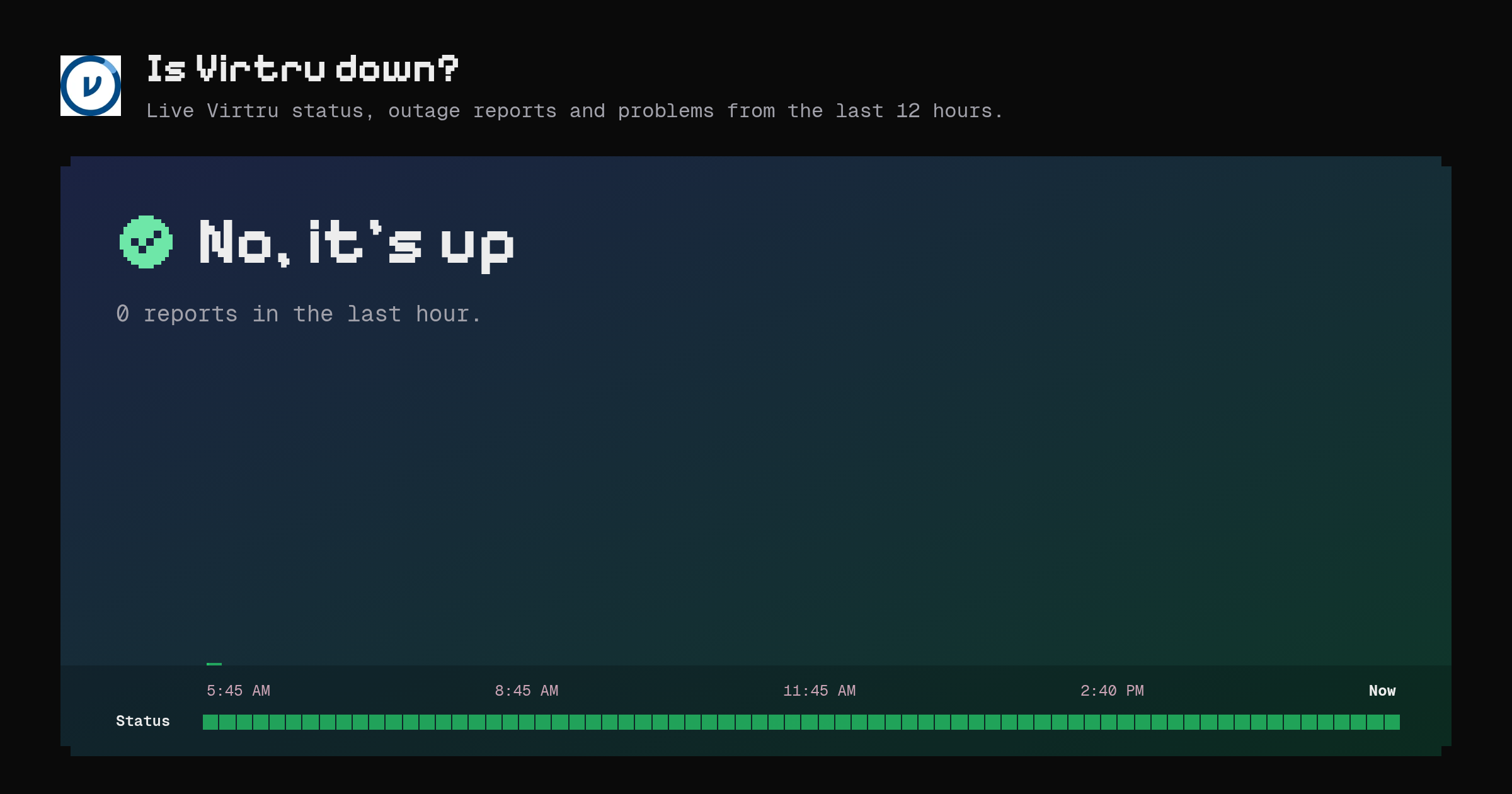 Is Virtru down? Live status and outage reports