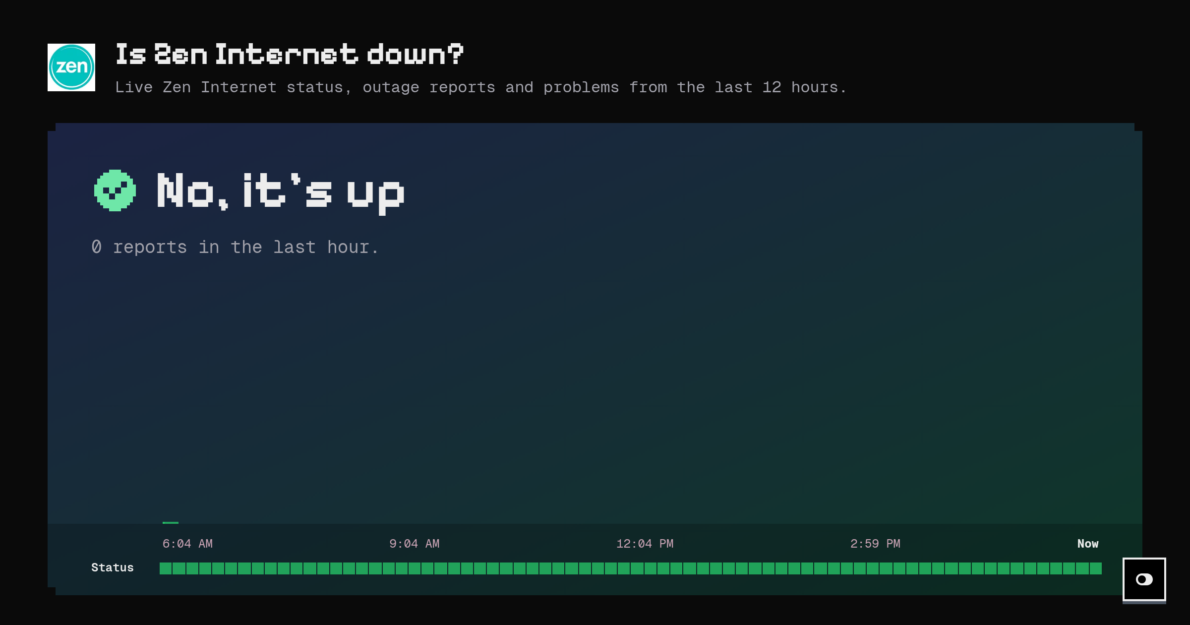 Is Zen Internet down? Live status and outage reports