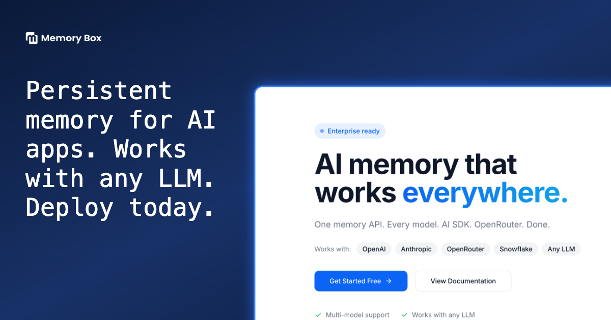 Memory Box API - Status